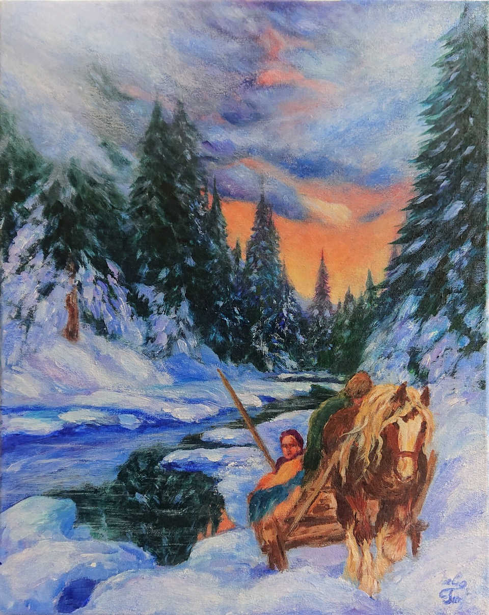 tableau impressionniste nature