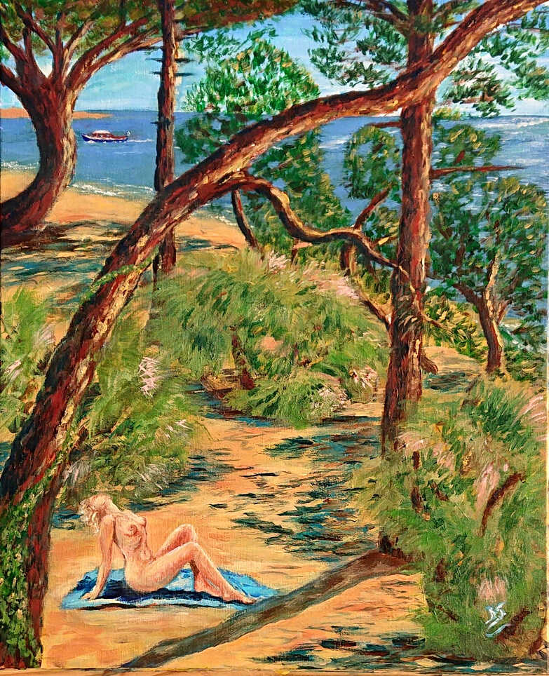 tableau impressionniste paysage