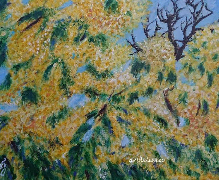 Mimosa avec Héron – Image 2