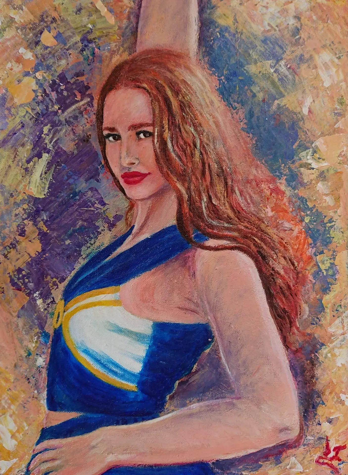 Girl on fire, Expressionnisme