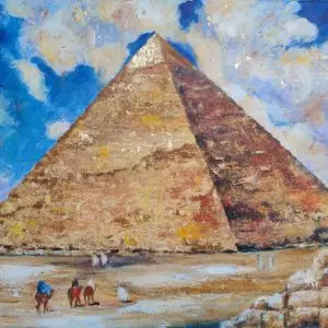 Aux Pyramides, œuvre de Delia Teo