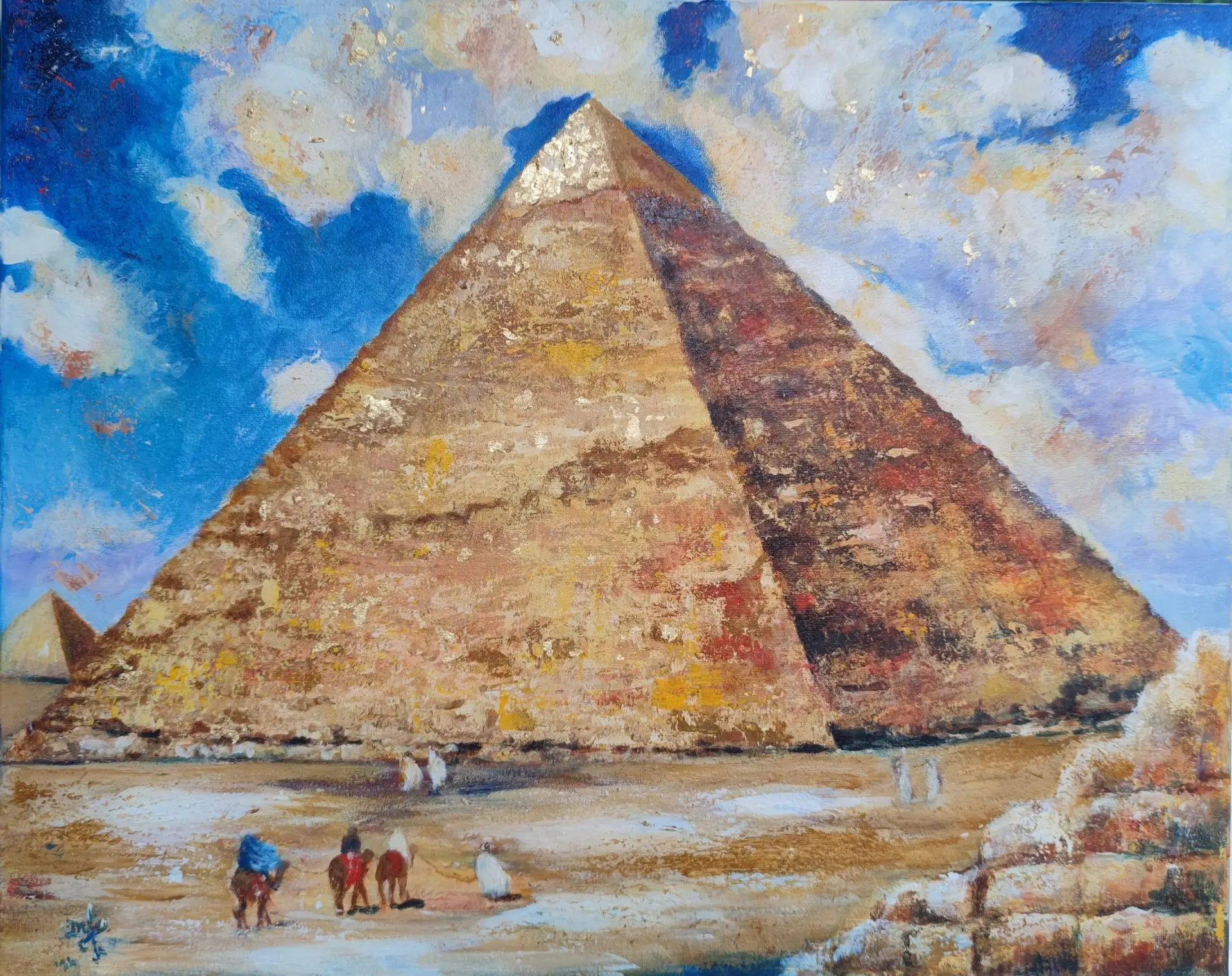 Aux Pyramides, Art égyptien