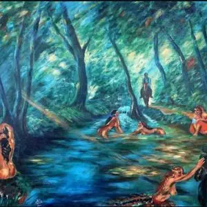 Sous-bois secret, œuvre de Delia Teo