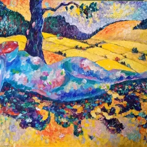 Collines de lumière, œuvre de Delia Teo