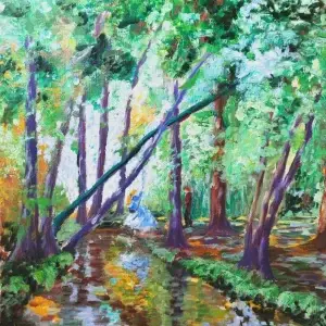 L’Idylle, œuvre de Delia Teo