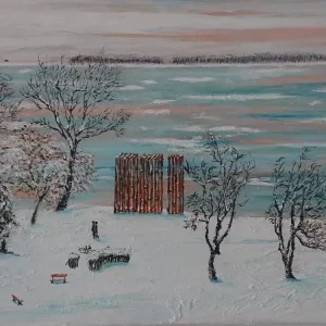 Le Danube de mon enfance, œuvre de Delia Teo